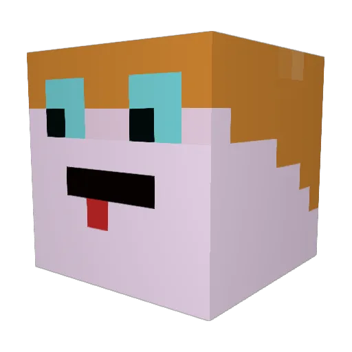 Minecraft-Avatar von LTsche: Kopf als 3D-Render