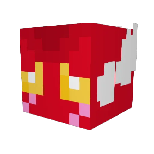 LU92_dihcember Minecraft avatar head, 3D render