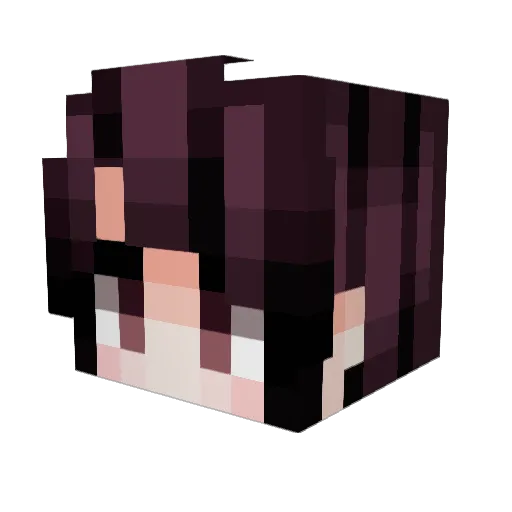 LUCADRES Minecraft avatar head, 3D render