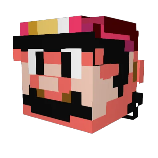 LUCIFER111073 Minecraft avatar head, 3D render