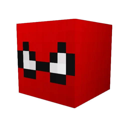 LUCKYADRIAN Minecraft avatar head, 3D render