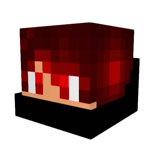 LUCKY_KILLER_ Minecraft avatar head, 3D render