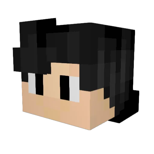 LUDIGANGSTA Minecraft avatar head, 3D render