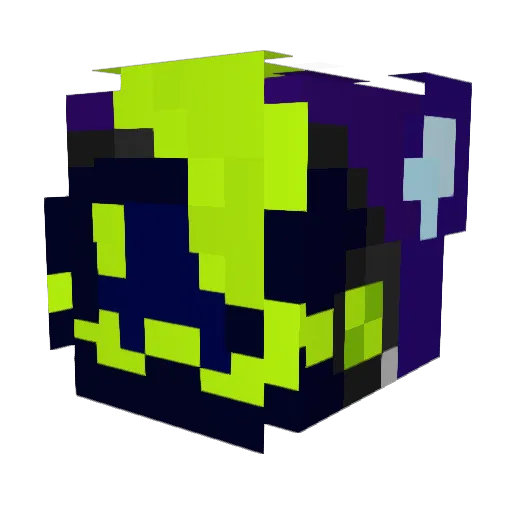 LUISD501 Minecraft avatar head, 3D render