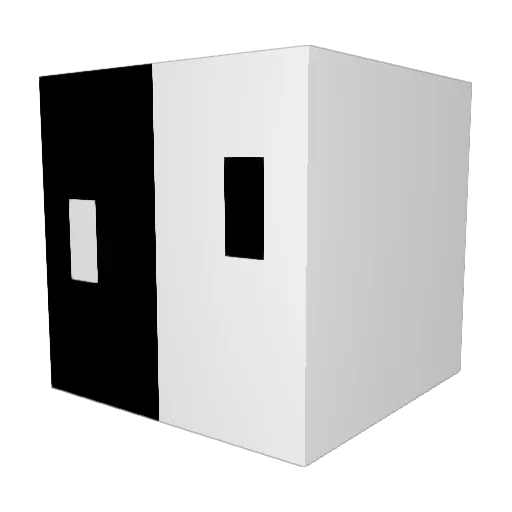LUKBRIX Minecraft avatar head, 3D render