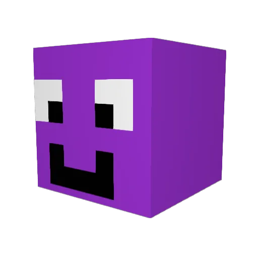 LUKE_PHILLIP Minecraft avatar head, 3D render