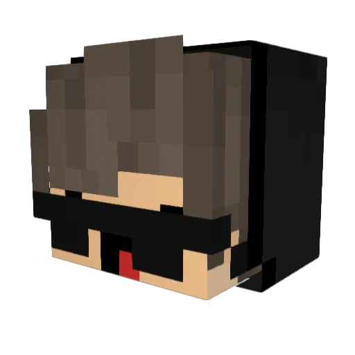 LUL_OP Minecraft avatar head, 3D render