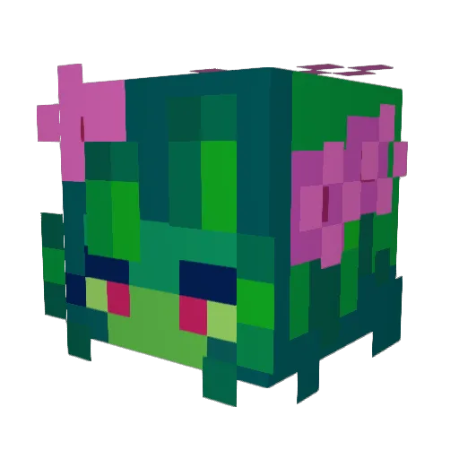 LUNDIMA Minecraft avatar head, 3D render
