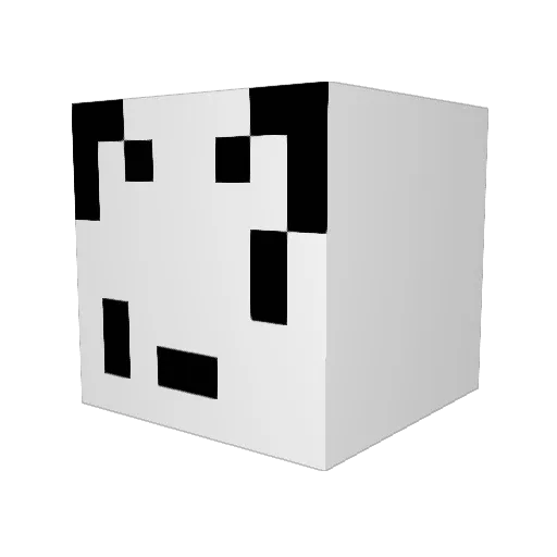 LUOYAN1111 Minecraft avatar head, 3D render
