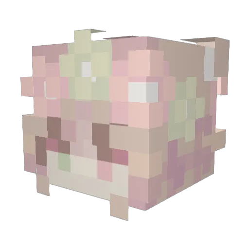 LVNEJVNE Minecraft avatar head, 3D render