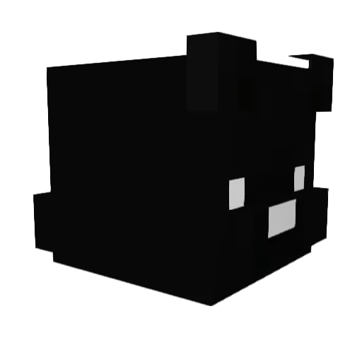 LVPS Minecraft avatar head, 3D render