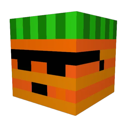LX187er Minecraft avatar head, 3D render
