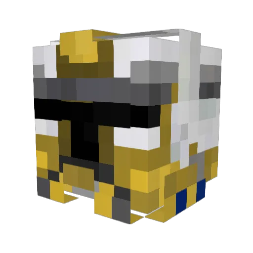 LXeMvGi Minecraft avatar head, 3D render