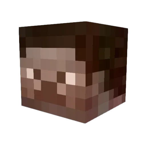 LXinguan Minecraft avatar head, 3D render