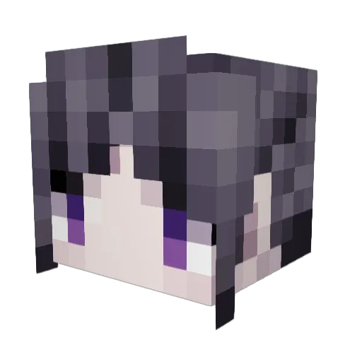 LXlinda Minecraft avatar head, 3D render