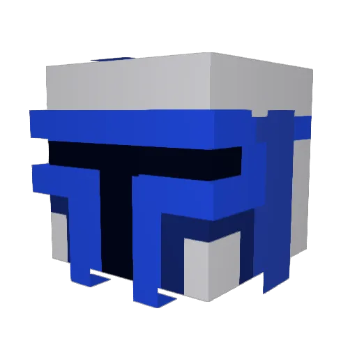 LYGHTrr Minecraft avatar head, 3D render