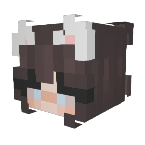 LYH1103 Minecraft avatar head, 3D render