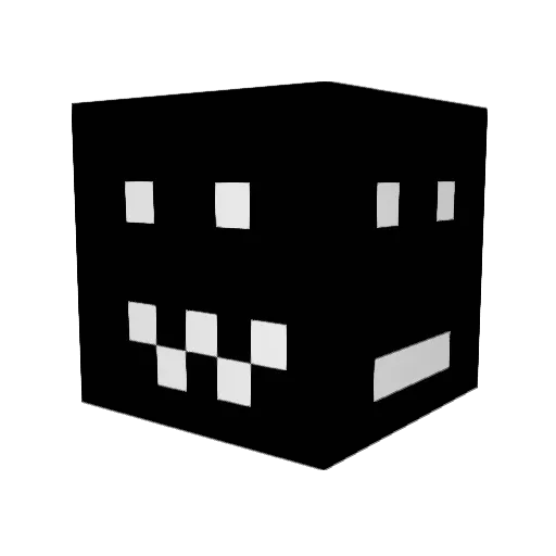 LYLE201114 Minecraft avatar head, 3D render