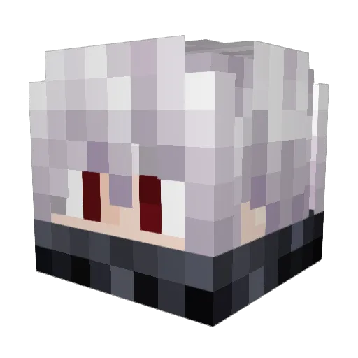 LYN_Damon Minecraft avatar head, 3D render