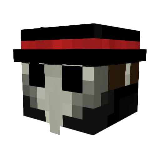LYSMART Minecraft avatar head, 3D render