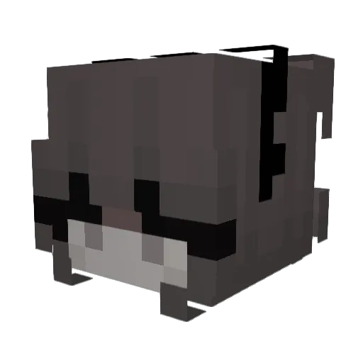 LY_Qing Minecraft avatar head, 3D render