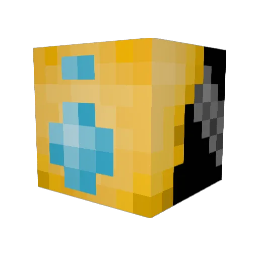 LY_leaves Minecraft avatar head, 3D render