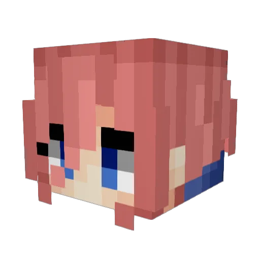 LZ65 Minecraft avatar head, 3D render