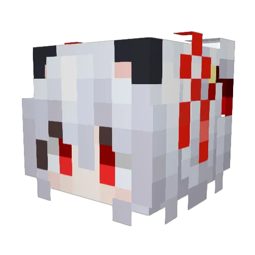 LZR415 Minecraft avatar head, 3D render