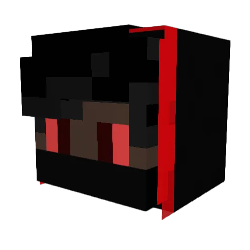 LZX15 Minecraft avatar head, 3D render