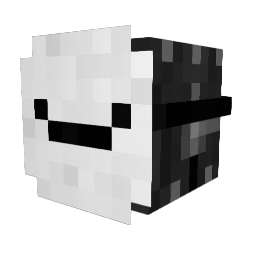 LZXZLuis Minecraft avatar head, 3D render