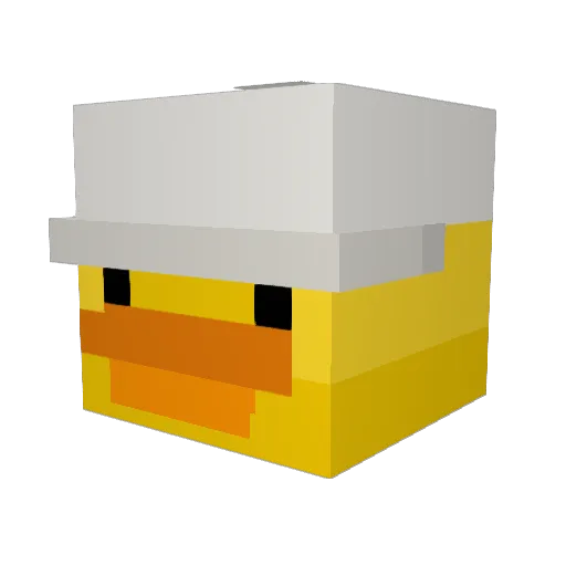 LZlin_ Minecraft avatar head, 3D render