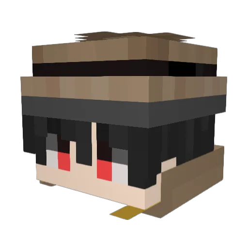 L_Chapo456 Minecraft avatar head, 3D render