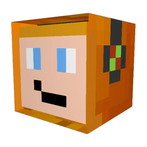 L_Crane_ Minecraft avatar head, 3D render