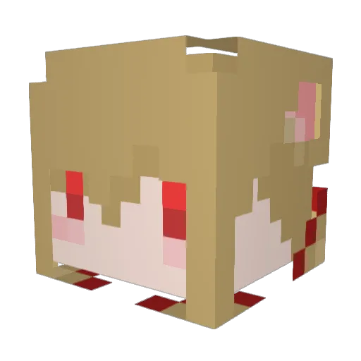 L_Kai_SHDF Minecraft avatar head, 3D render