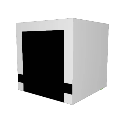 L_Levno Minecraft avatar head, 3D render