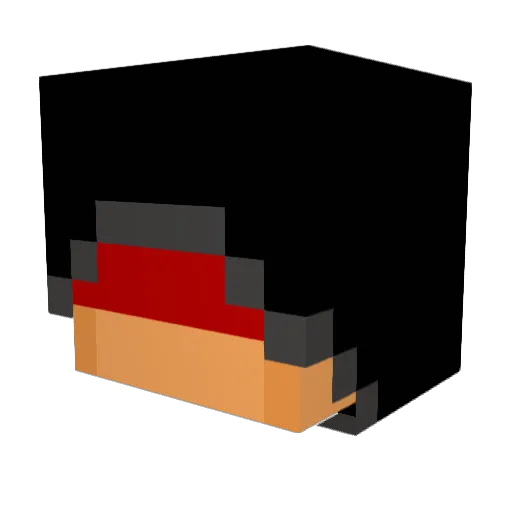 L_Lycan Minecraft avatar head, 3D render