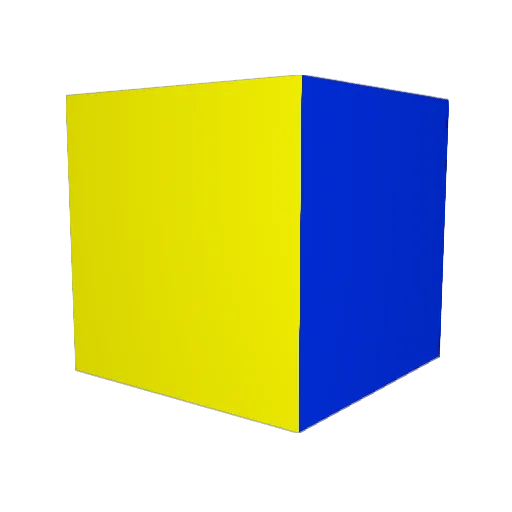 L_Min Minecraft avatar head, 3D render