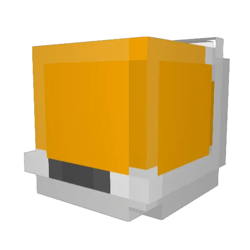 L_Mungo Minecraft avatar head, 3D render