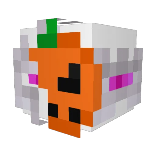 L_OOFY Minecraft avatar head, 3D render