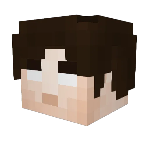 L_Renegade Minecraft avatar head, 3D render