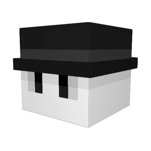 L_T_S Minecraft avatar head, 3D render