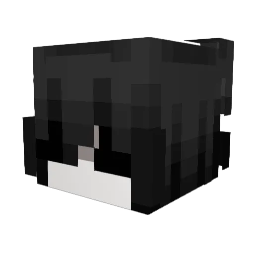 L_abubu0816 Minecraft avatar head, 3D render