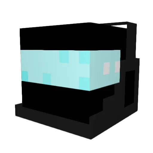 L_achlan Minecraft avatar head, 3D render