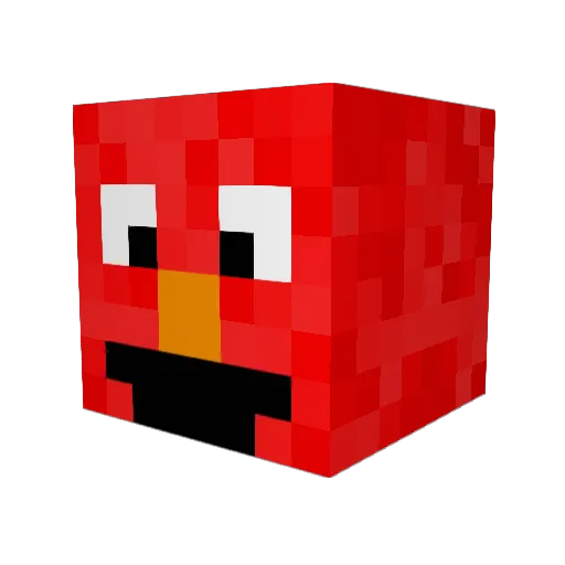 L_dhun_ Minecraft avatar head, 3D render