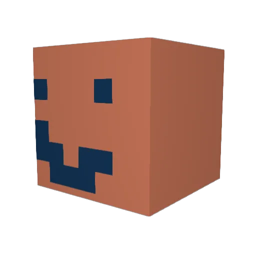 L_i_t_t_l_e Minecraft avatar head, 3D render