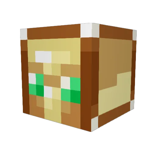 La0_1iu Minecraft avatar head, 3D render