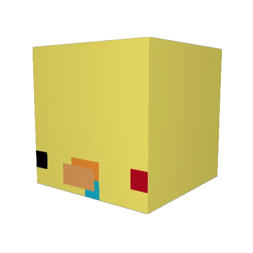 La1ino Minecraft avatar head, 3D render