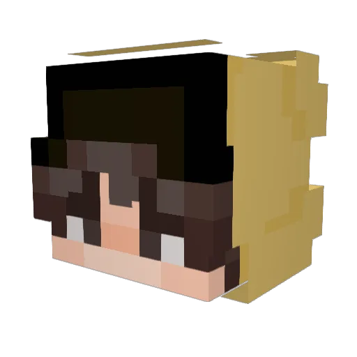La51 Minecraft avatar head, 3D render