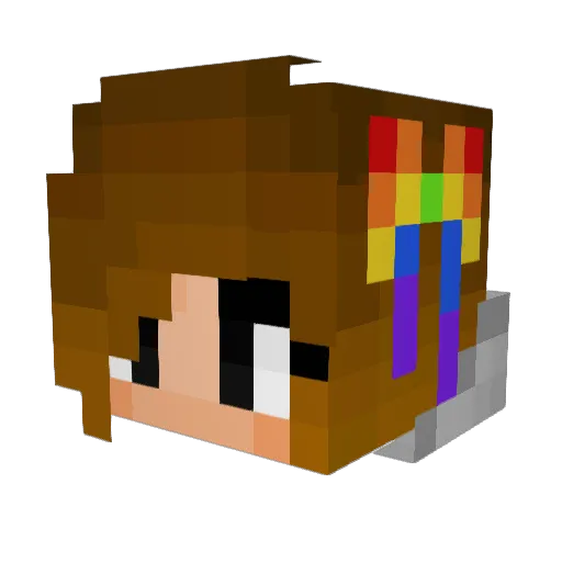 LaBaby_85 Minecraft avatar head, 3D render