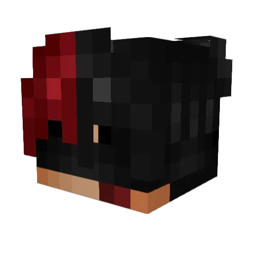 LaBandite Minecraft avatar head, 3D render